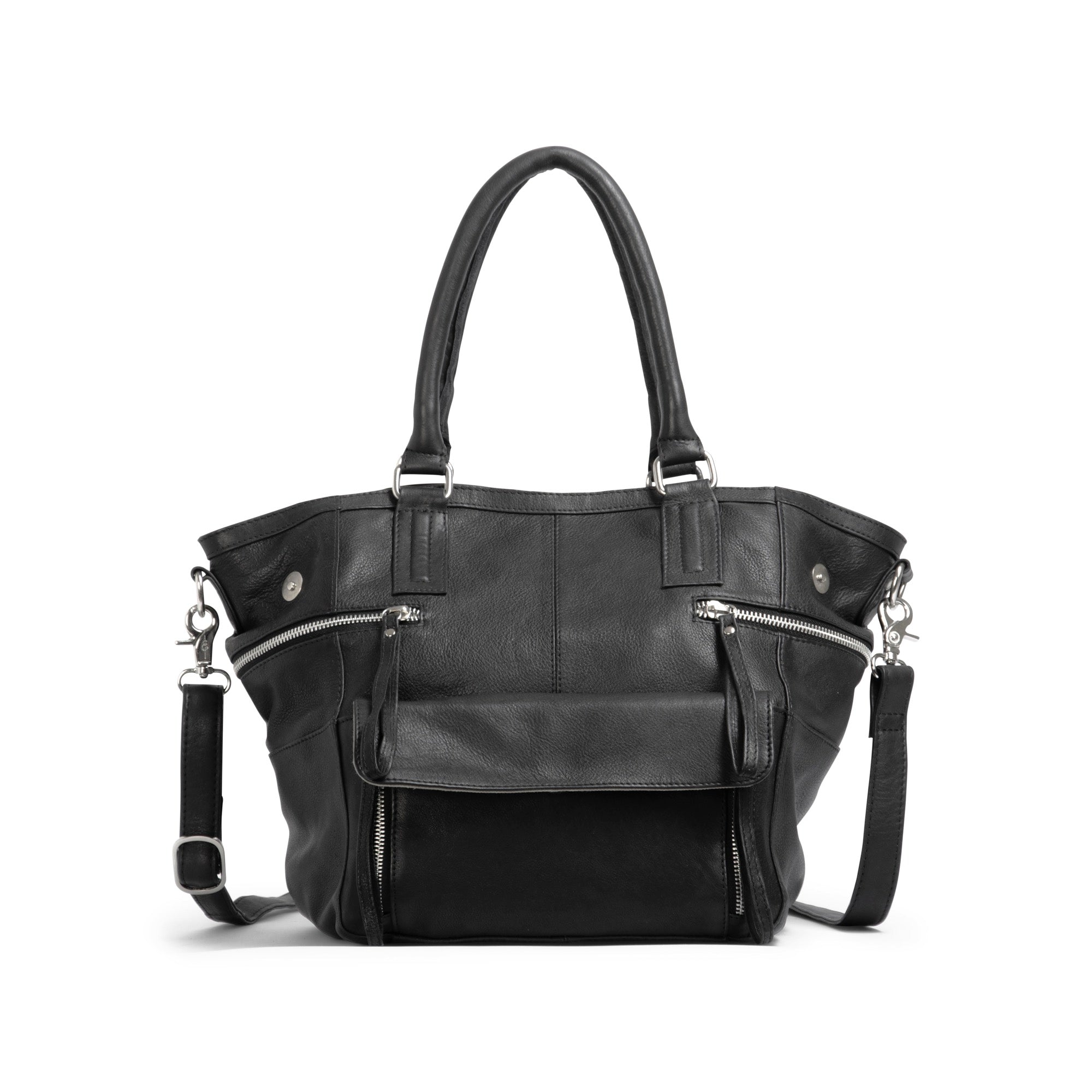 day & mood hannah leather backpack DayHannah Small bag - Black – Dayandmood