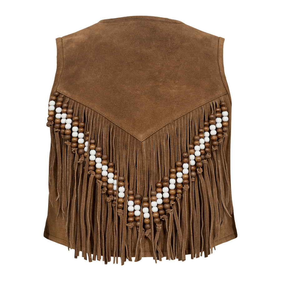 Day & Mood DayFilja Pearl Fringe West Jacket Saddle