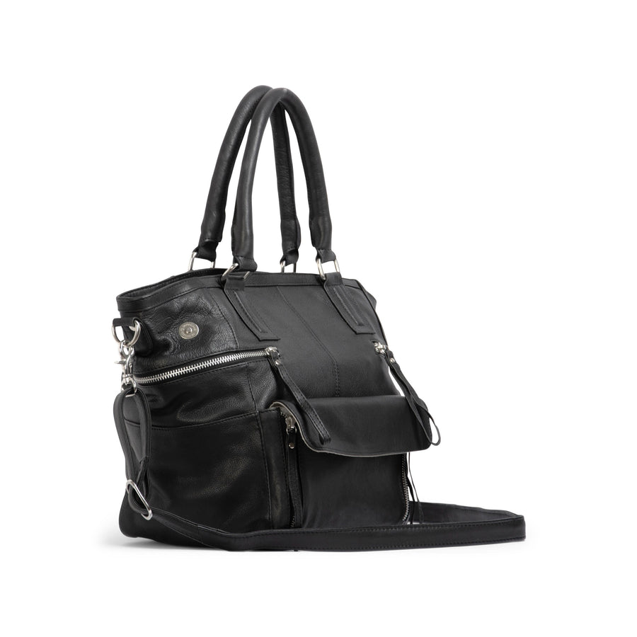 day and mood hannah leather backpack DayHannah Small bag - Black – Dayandmood