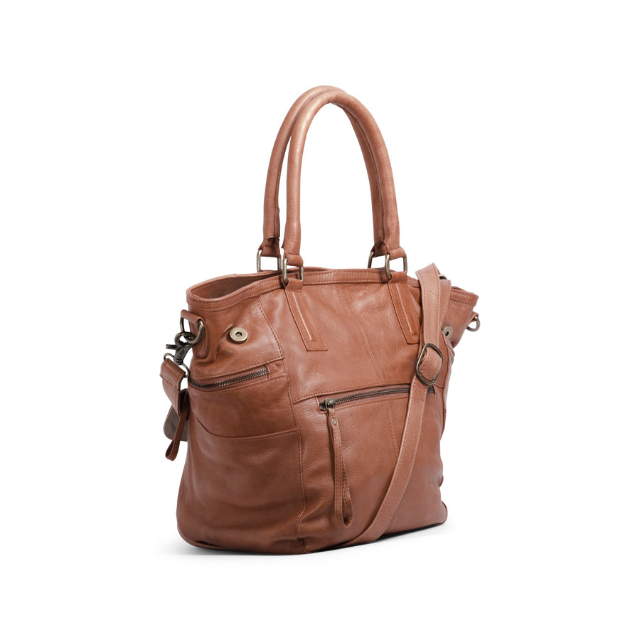 day and mood hannah leather backpack DayHannah Small bag - Saddle – Dayandmood