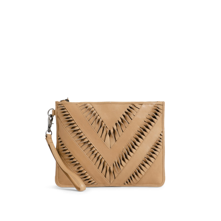 Day & Mood OP Fonda Clutch Clutch Camel