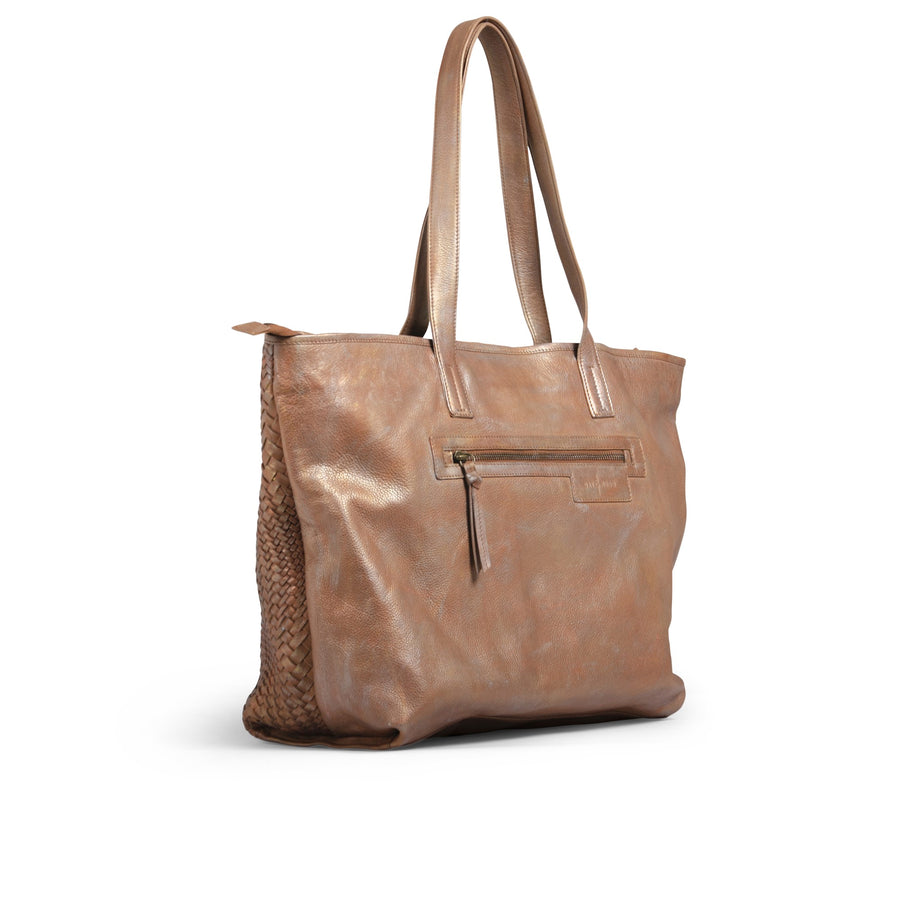 Day & Mood Kee Tote Tote Cognac Metallic